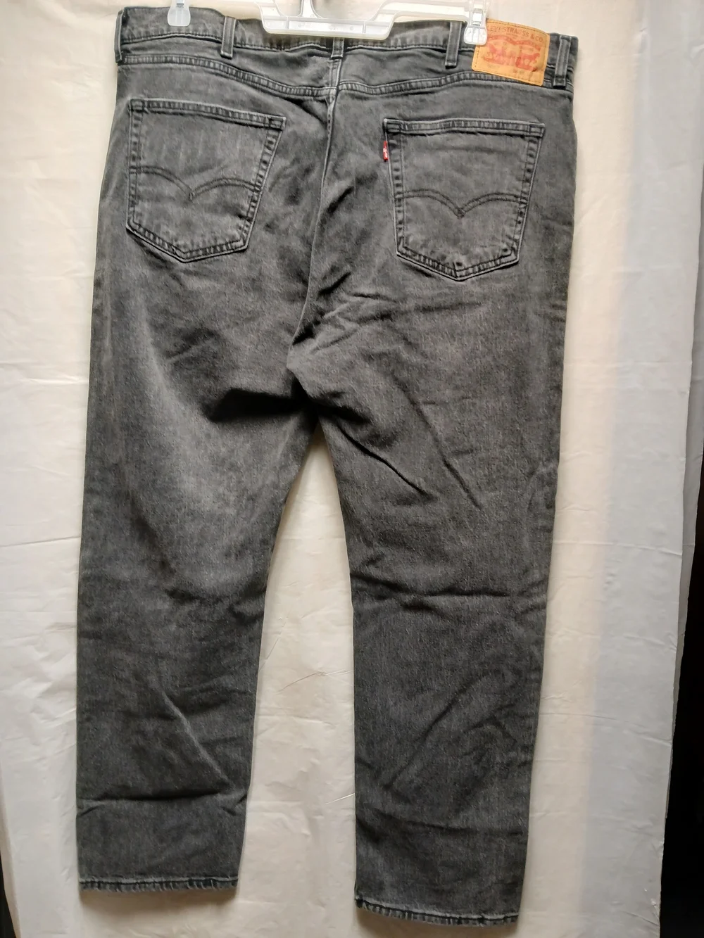 Levi's 505 Men's Grey Straight-Leg Jeans